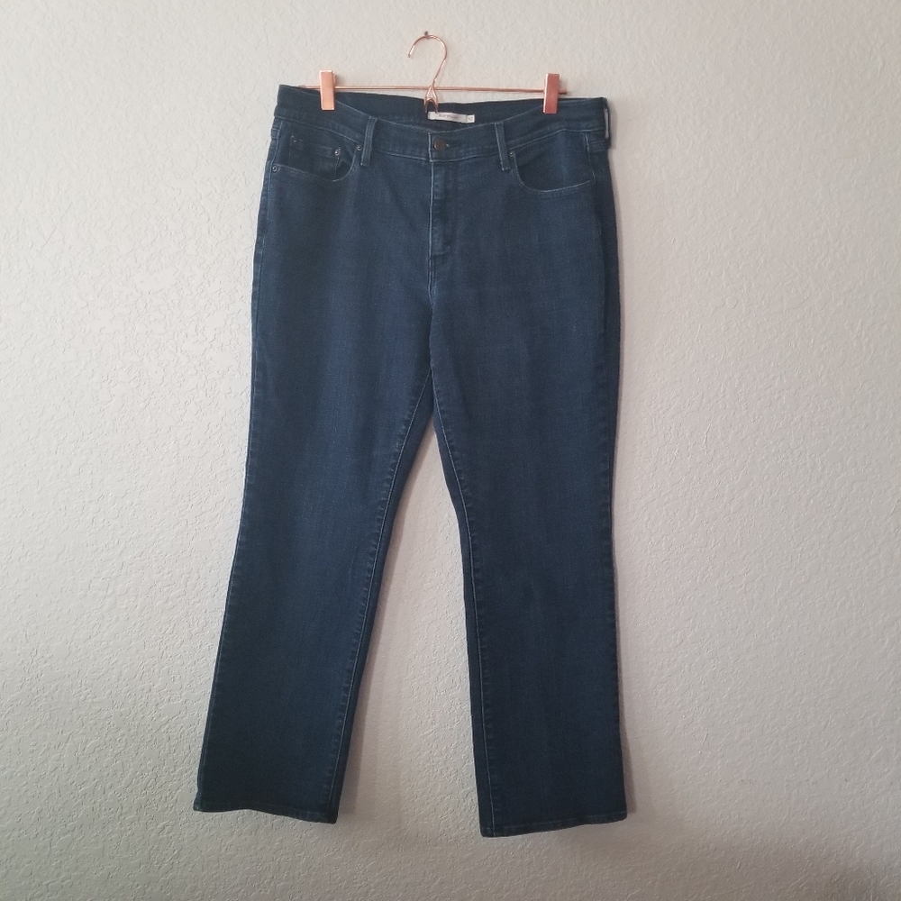 Levi's 505 Straight Leg Jeans 32 Dark Wash